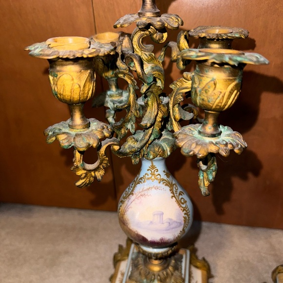Rare vintage victorian candle stick holders - Picture 5 of 16